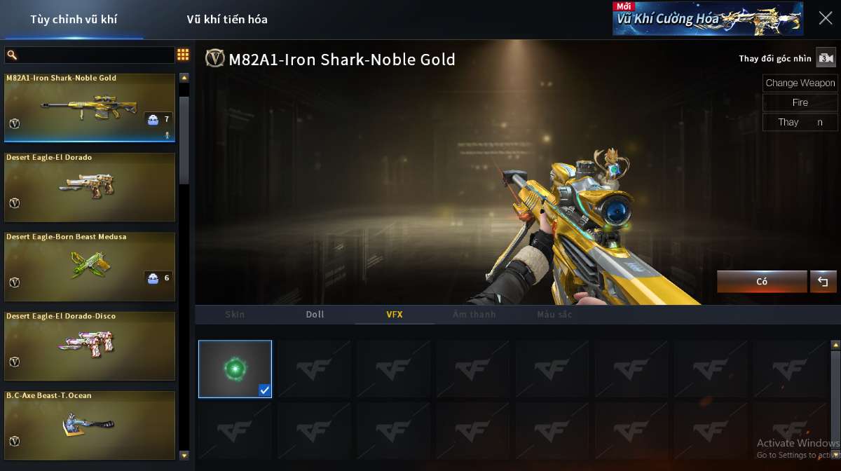 shop acc cf uy tin gia re